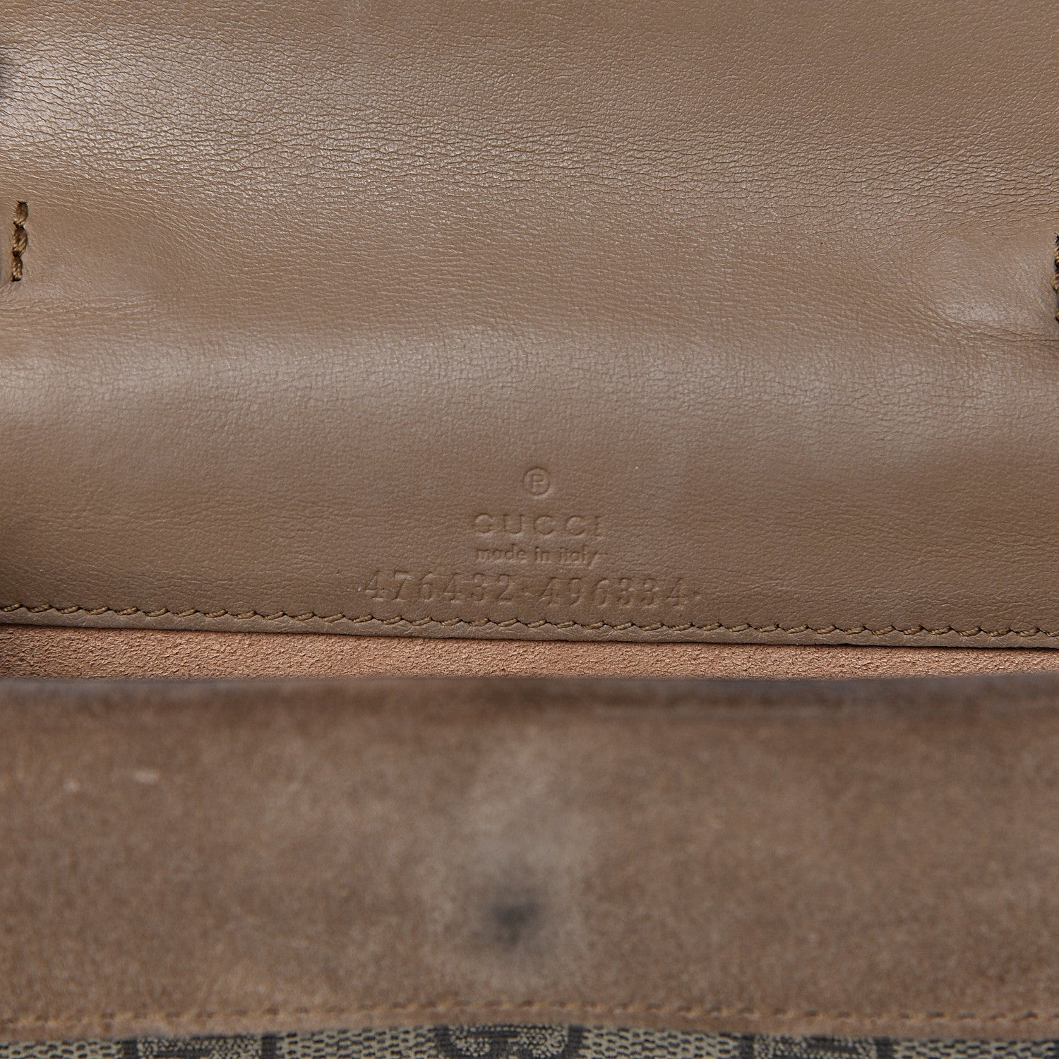 Gucci GG Supreme Monogram Super Mini Dionysus Shoulder Bag Taupe 6 of 12