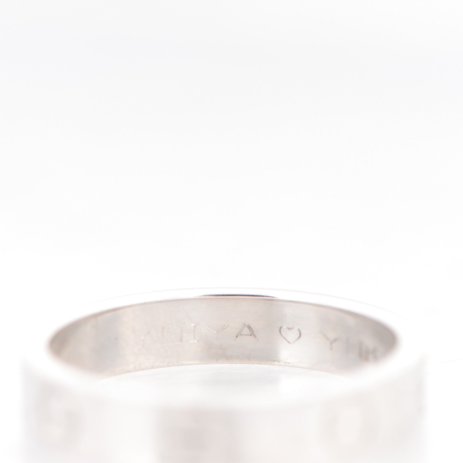 Cartier 18K White Gold 4mm LOVE Wedding Band Ring 51 5.75 6 of 6