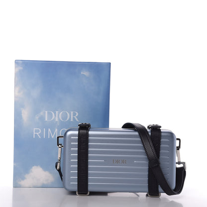 Christian Dior X RIMOWA Aluminum Personal Clutch On Strap Bleu 8 of 8
