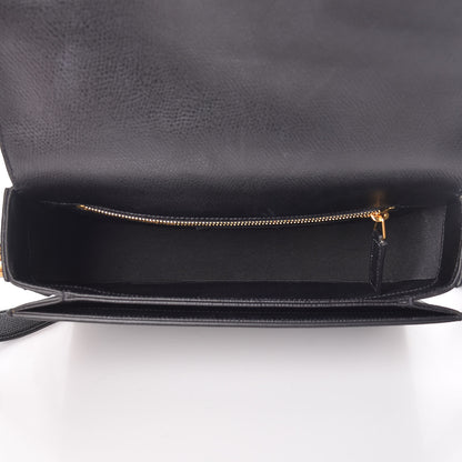 Saint Laurent Textured Calfskin Medium Classic Monogram Universite Bag Black 8 of 12