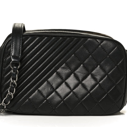 Chanel Lambskin Small Coco Boy Camera Case Black 8 of 10