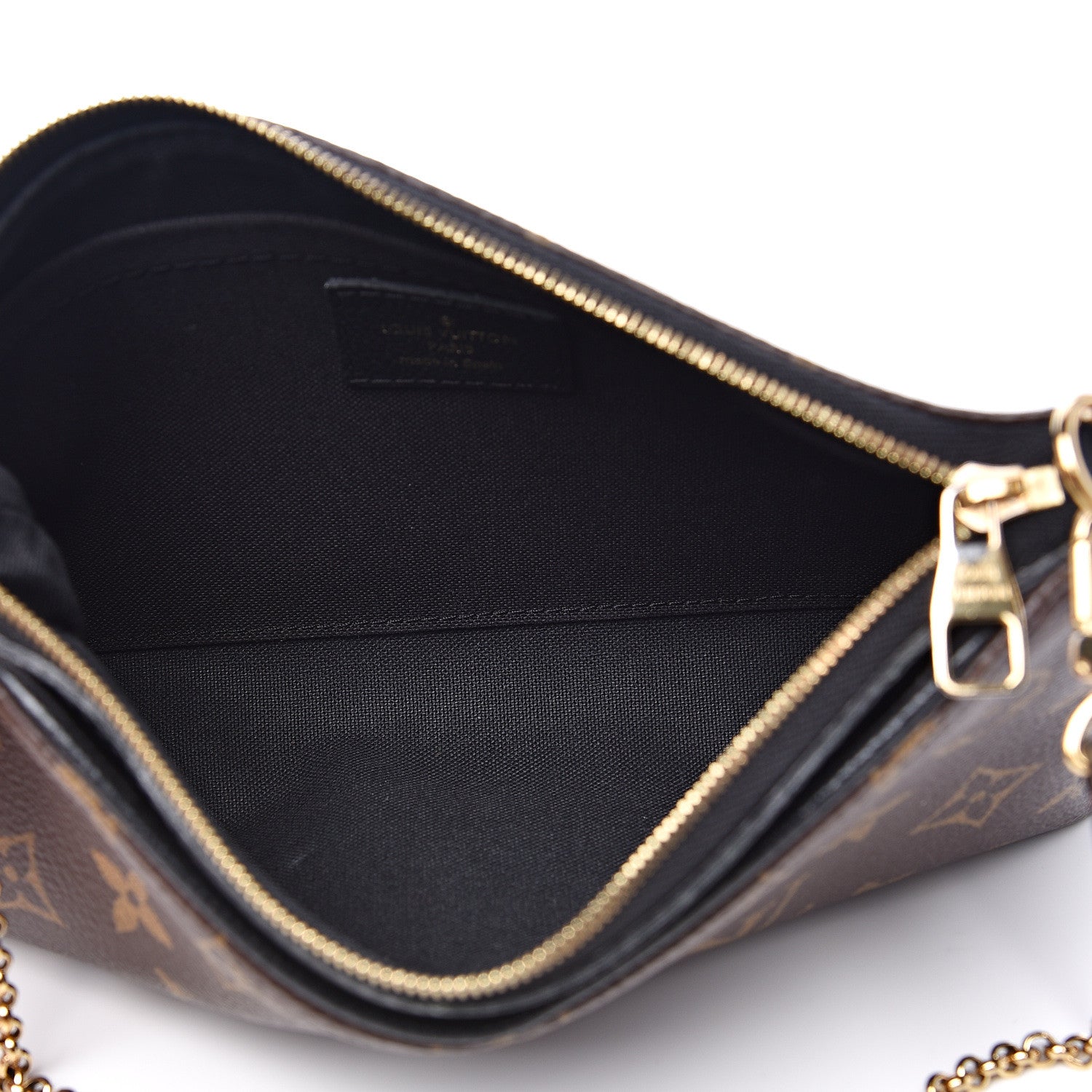 Louis Vuitton Monogram Pallas Clutch Black 4 of 10