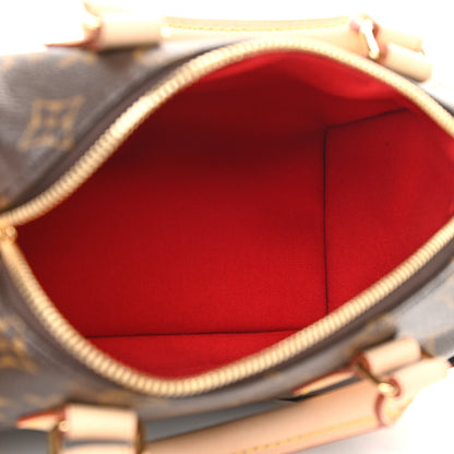 Louis Vuitton Monogram Speedy Bandouliere 20 Black 5 of 8