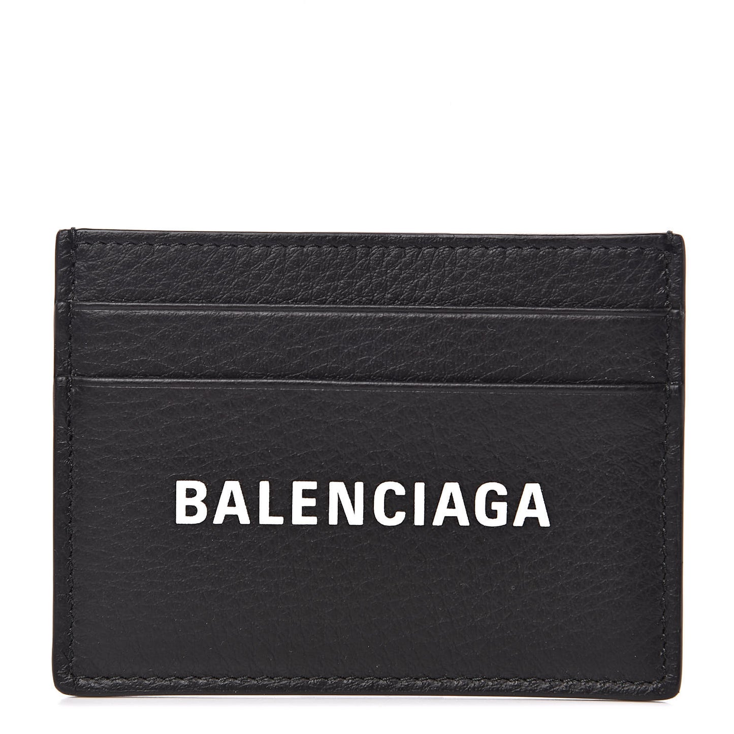 Smooth Calfskin Logo Everyday Multi Card Case Black