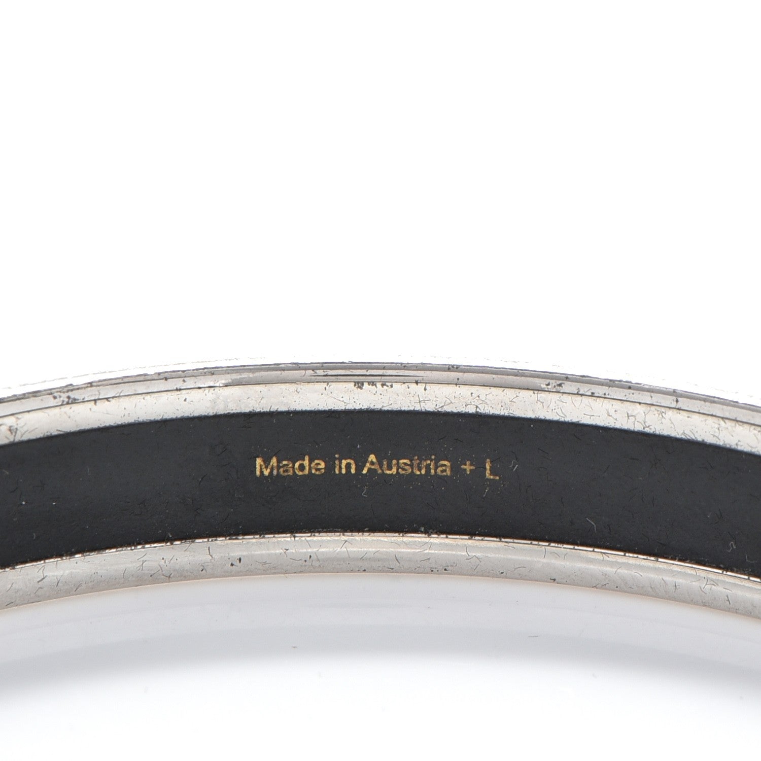 Hermes Enamel Printed Narrow Bracelet 65 5 of 5