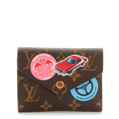 Louis Vuitton Monogram World Tour Victorine Wallet 1 of 7
