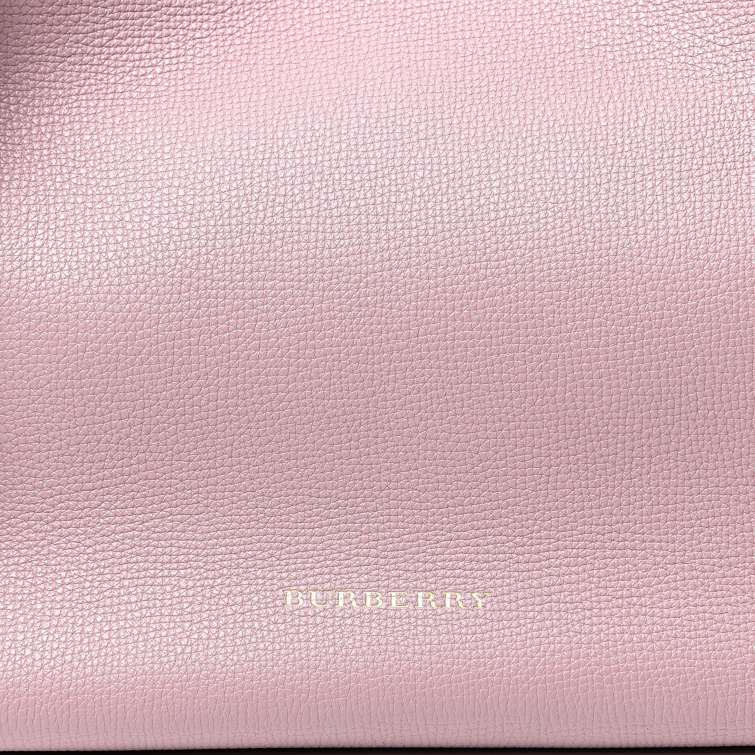 Burberry Grainy Calfskin House Check Small Canterbury Tote Pale Orchid 4 of 5