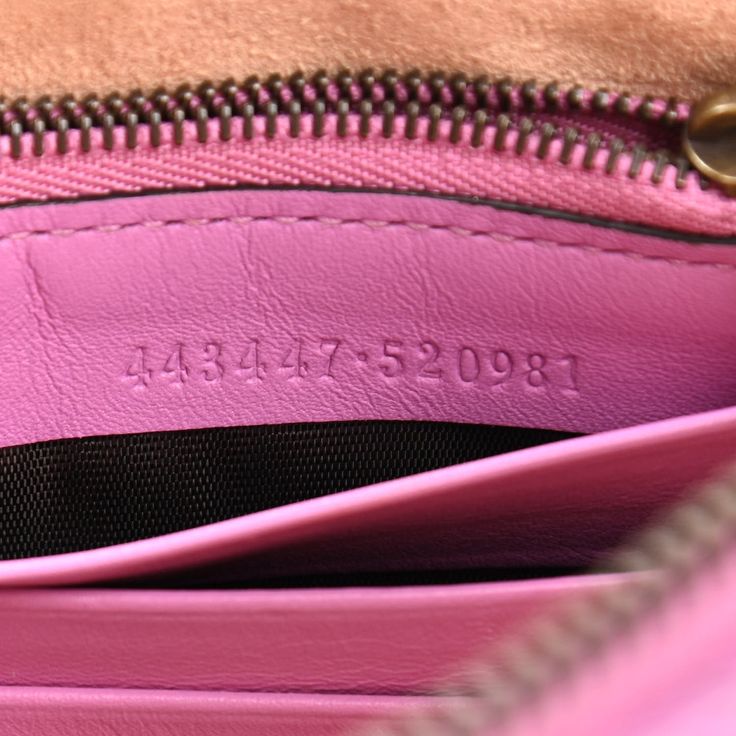 Calfskin Matelasse Mini GG Marmont Chain Bag Candy Mousse