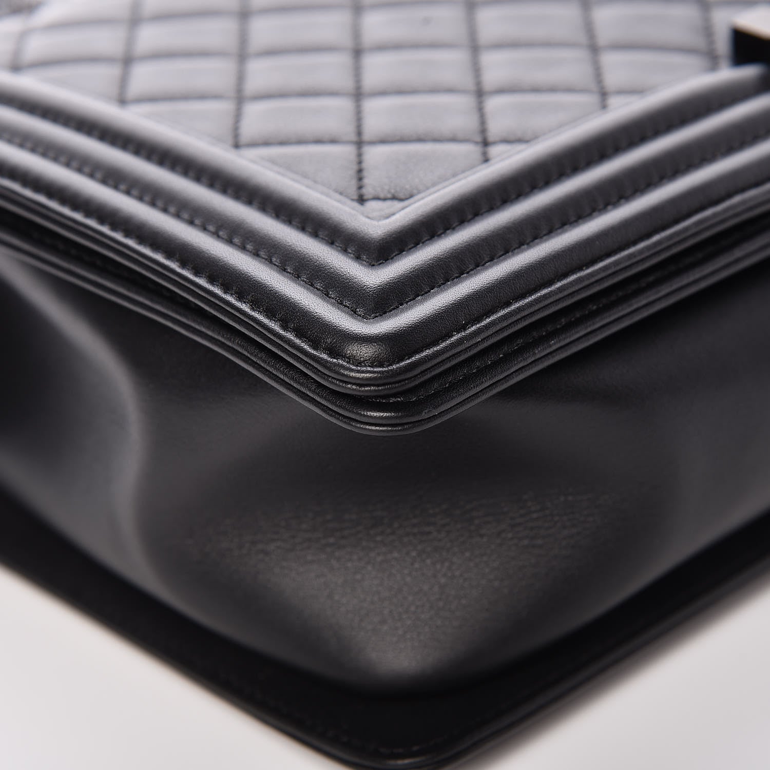 Chanel Calfskin Quilted New Medium Boy Flap So Black 8 of 13