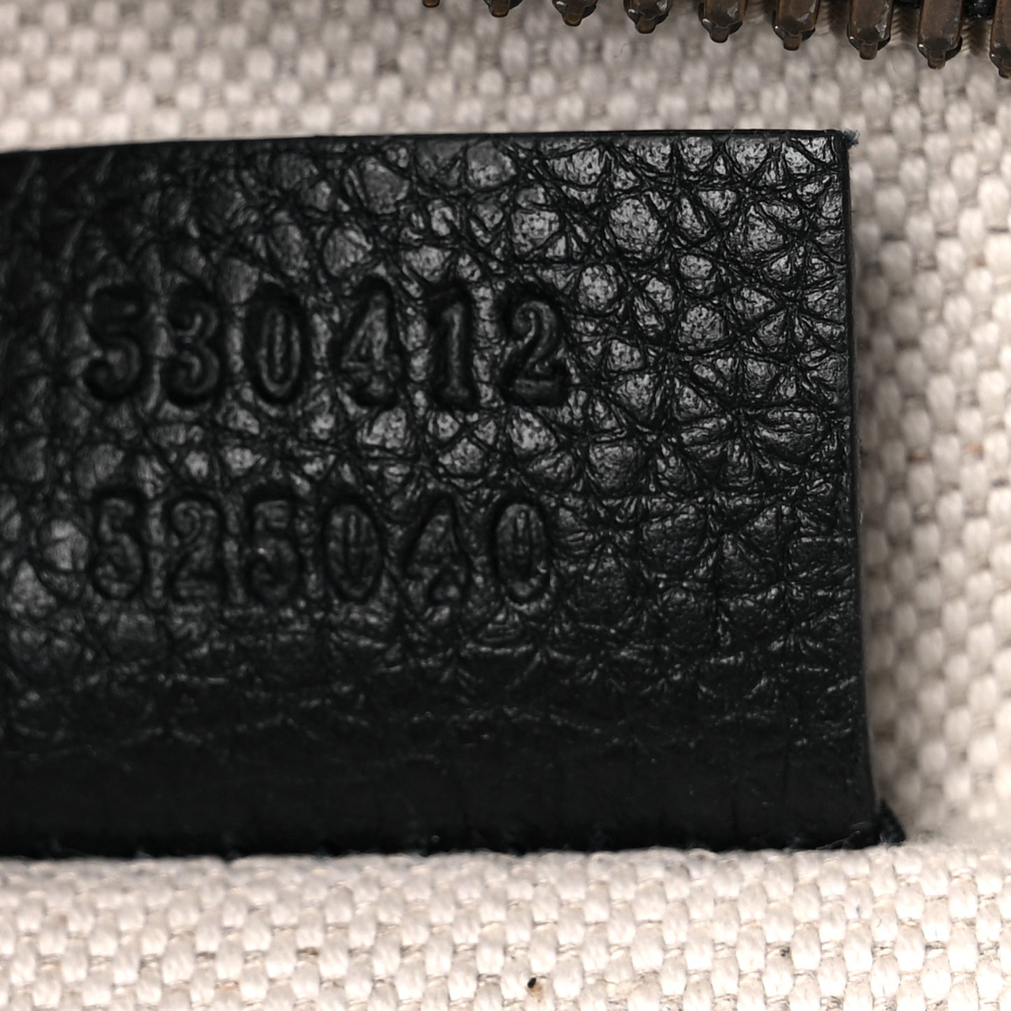 Grained Calfskin Logo Belt Bag Black