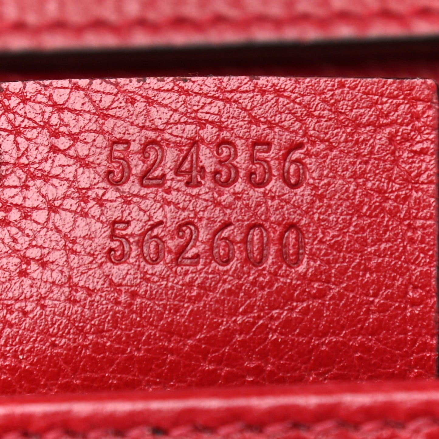 GG Supreme Monogram Medium Queen Margaret Shoulder Bag Red