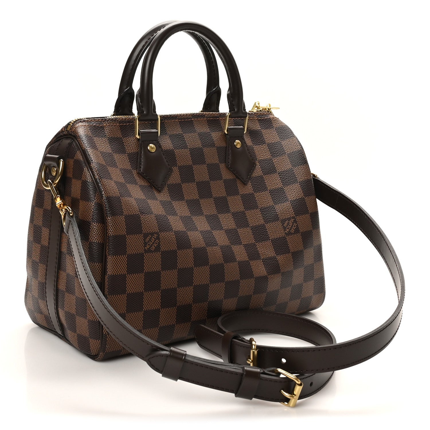 Louis Vuitton Damier Ebene Speedy Bandouliere 25 3 of 10