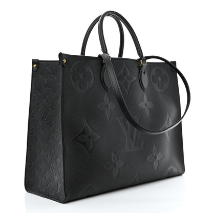 Louis Vuitton Empreinte Monogram Giant Onthego GM Black 3 of 9