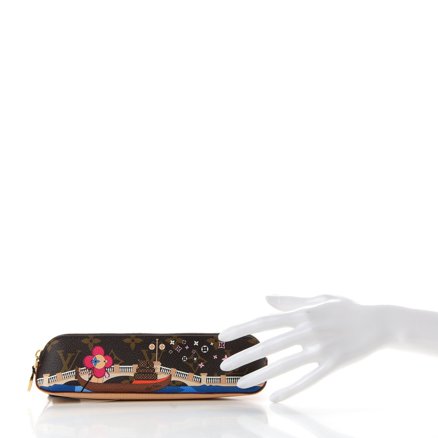 Louis Vuitton Monogram 2019 Christmas Animation Venice Elizabeth Pencil Pouch 2 of 7