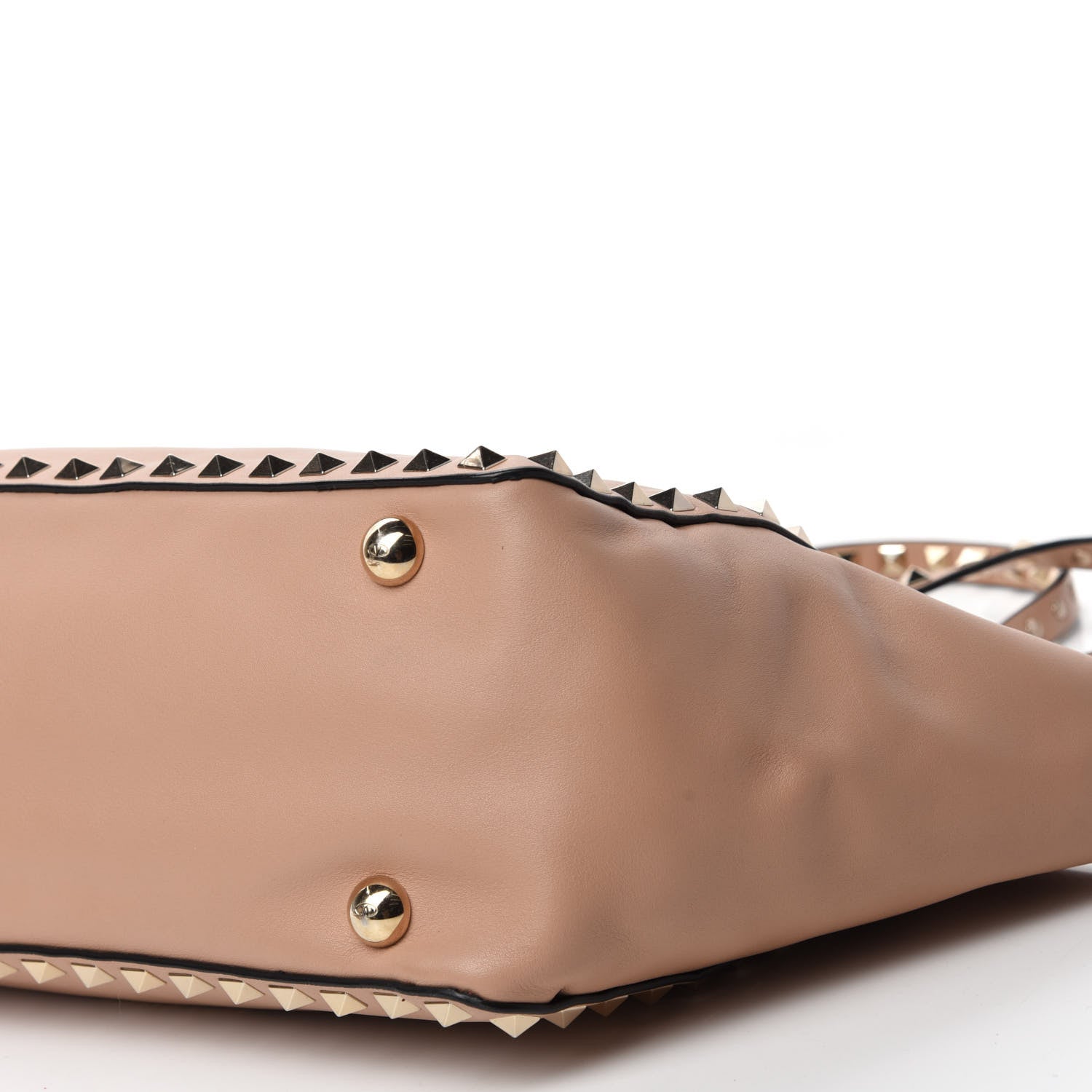 Valentino Garavani Vitello Small Rockstud Tote Skin Sorbet 7 of 9