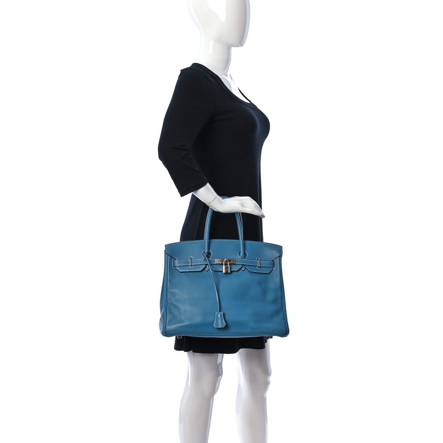 Swift Birkin 35 Blue Jean