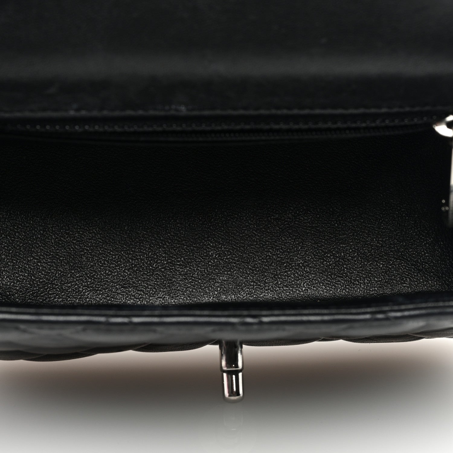 Chanel Lambskin Quilted Mini Square Flap Black 5 of 9