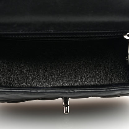 Chanel Lambskin Quilted Mini Square Flap Black 5 of 9