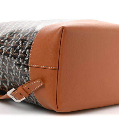 Goyard Goyardine Calfskin Cisalpin Backpack Black Gold 8 of 9
