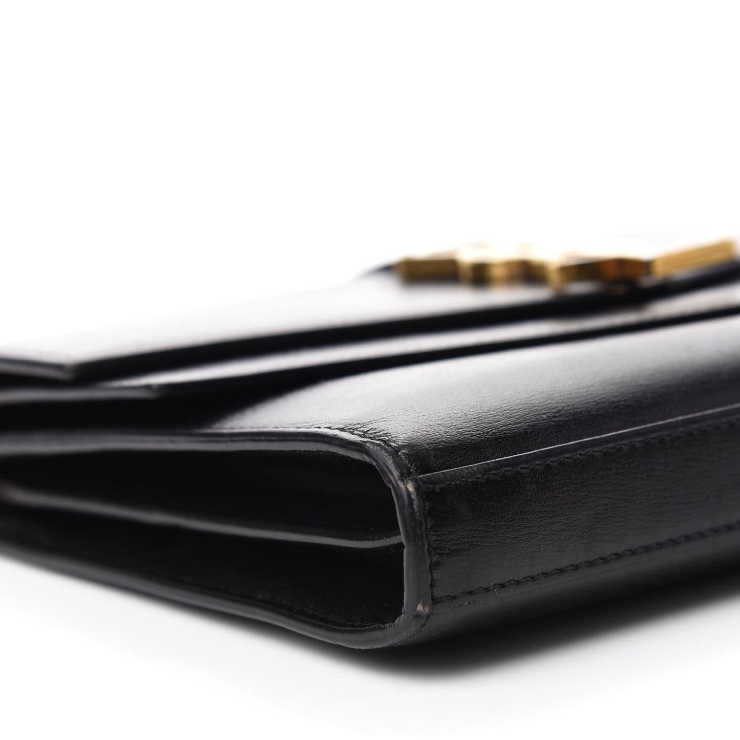 Smooth Calfskin Monogram Sulpice Chain Wallet Black