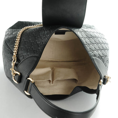 Gucci Guccissima Medium Emily Hobo Black 5 of 7
