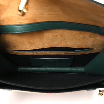 Burberry Derby Calfskin House Check Small Macken Crossbody Bag Vintage Green 5 of 10
