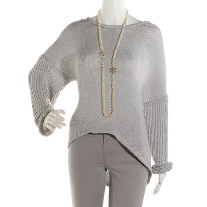 Chanel Pearl Crystal CC Long Necklace Gold 2 of 5