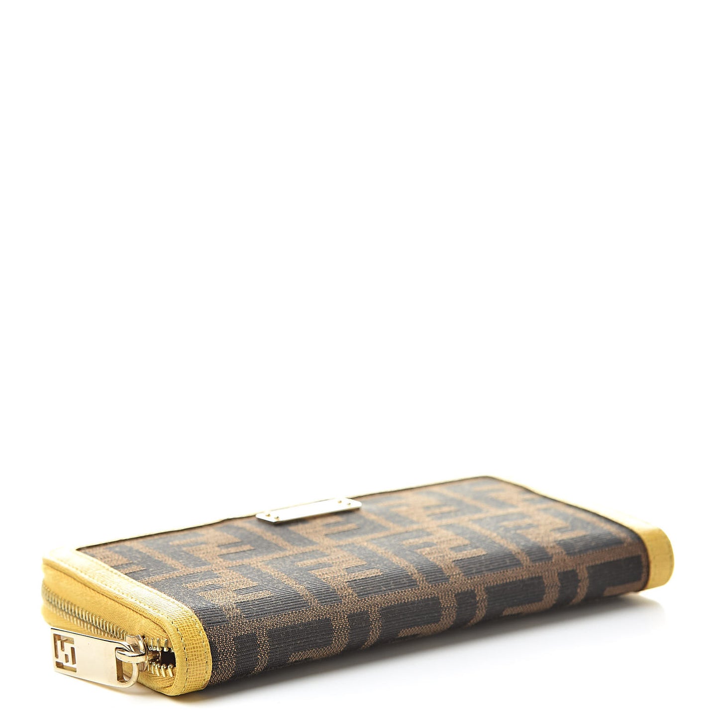 Zucca Zip Around Wallet Tobacco Yellow