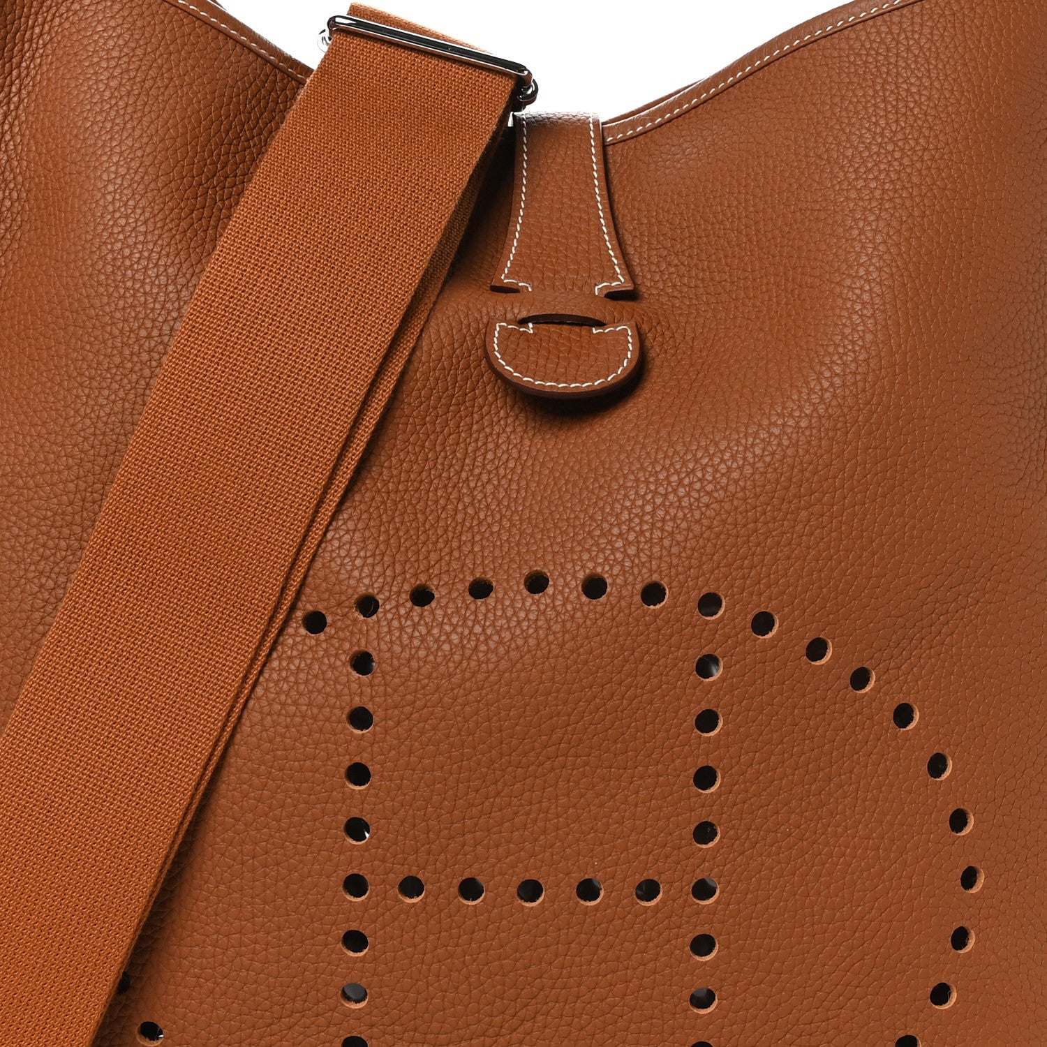 Hermes Taurillon Clemence Evelyne III TGM Gold 8 of 10