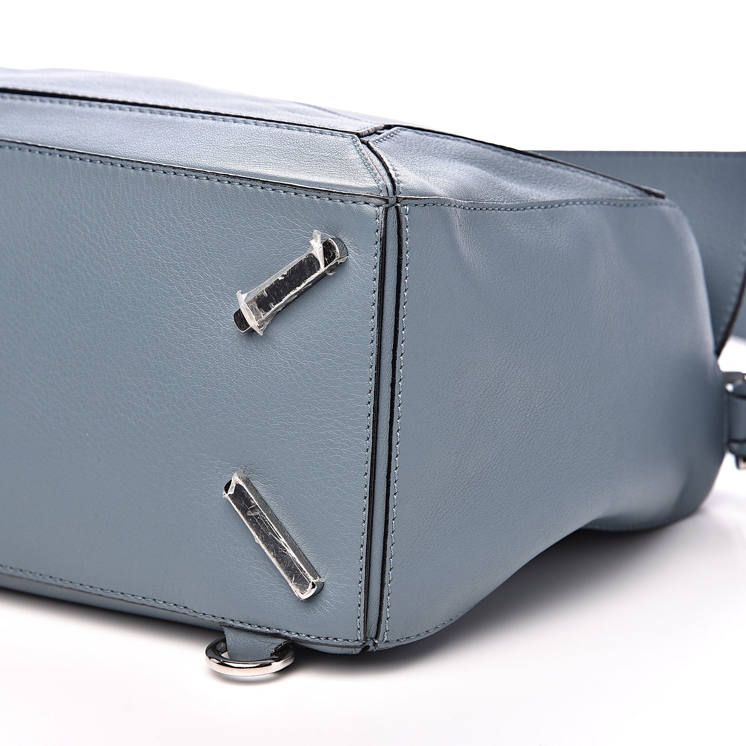 Loewe Calfskin Medium Puzzle Bag Stone Blue 8 of 13
