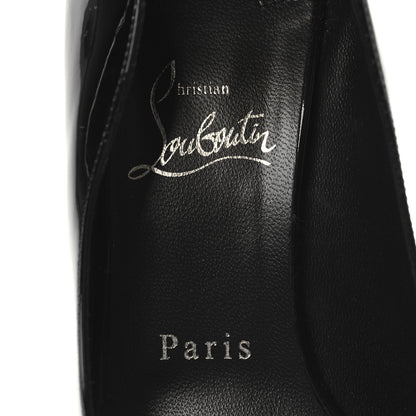 Christian Louboutin Patent Hot Chick Alta 120 Pumps 38.5 Black 8 of 8