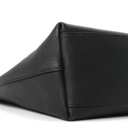 Saint Laurent Calfskin Bold Shopping Tote Black 8 of 9