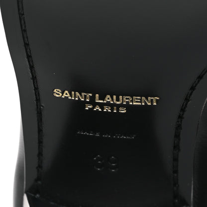 Saint Laurent Incrociato Muriel Vassili 60 Ankle Zip Boots 39 Black 6 of 8