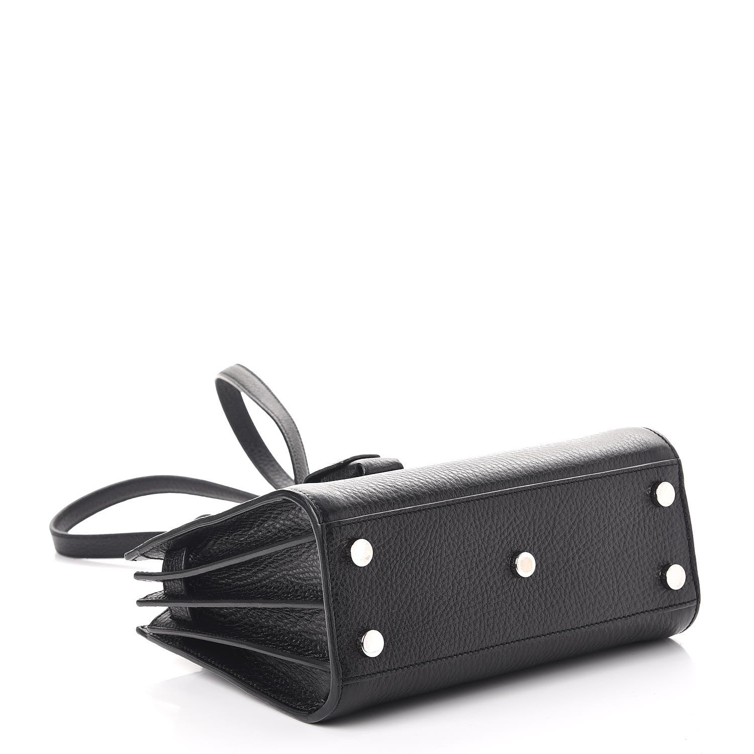 Saint Laurent Grained Calfskin Nano Sac De Jour Black 4 of 7