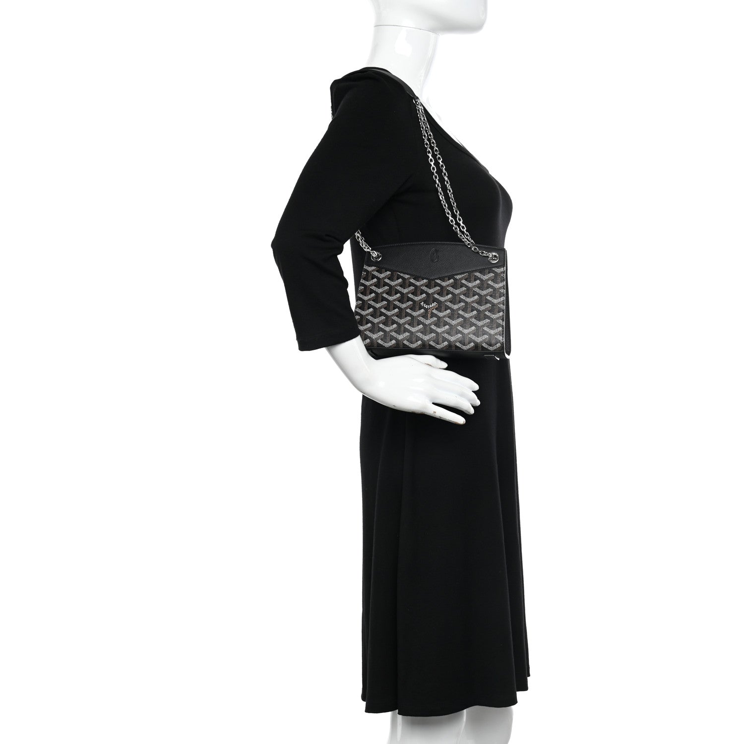 Goyard Goyardine Mini Rouette Structure Black 2 of 9