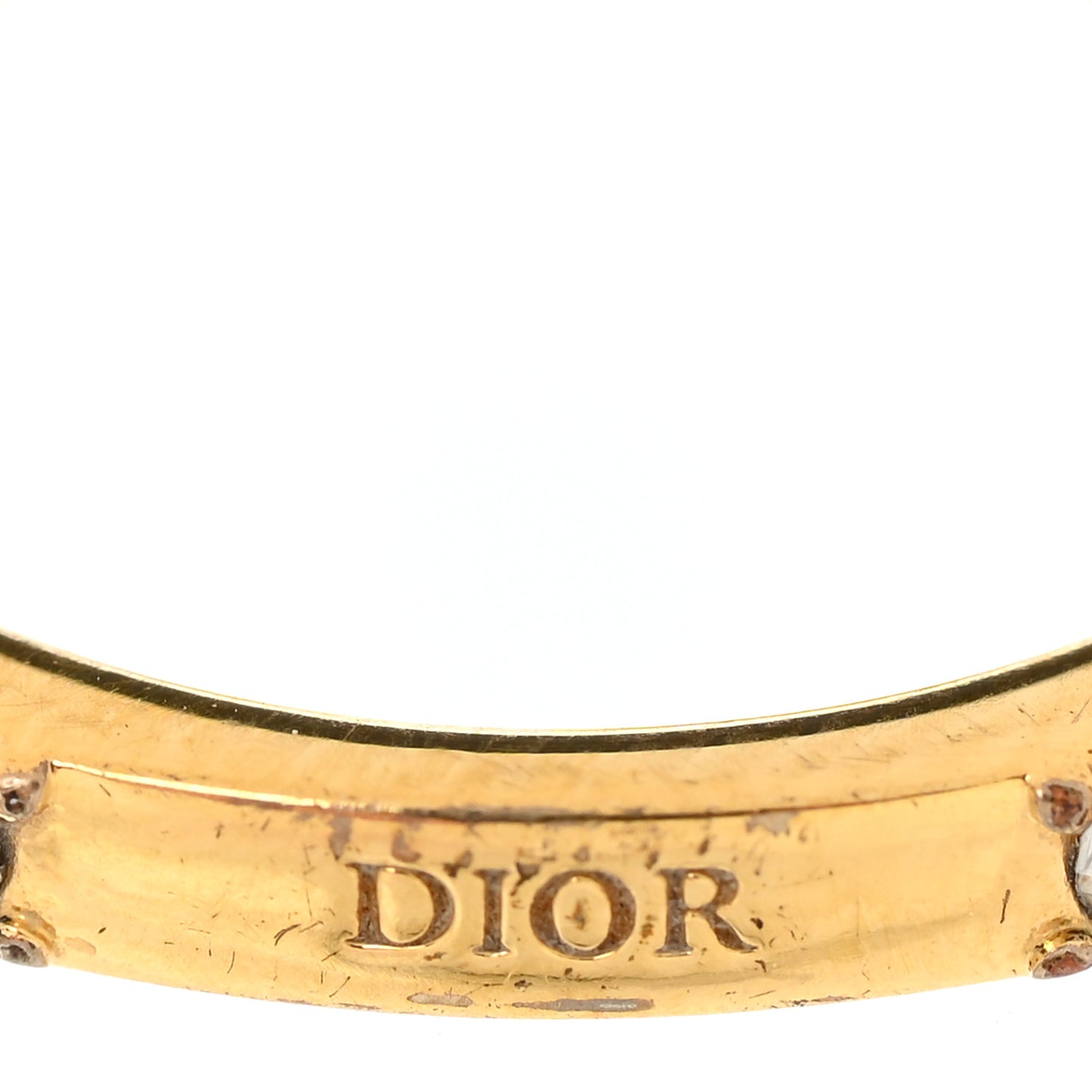 Metal Crystal Dio(R)evolution Ring 54 7 Gold