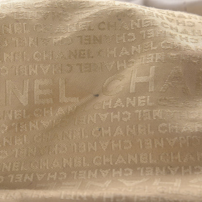 Chanel Calfskin Square Stitched Tote Ivory 7 of 15