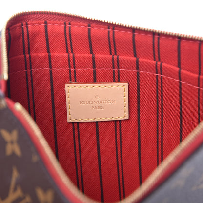 Louis Vuitton Monogram Neverfull MM GM Pochette Cherry 6 of 9