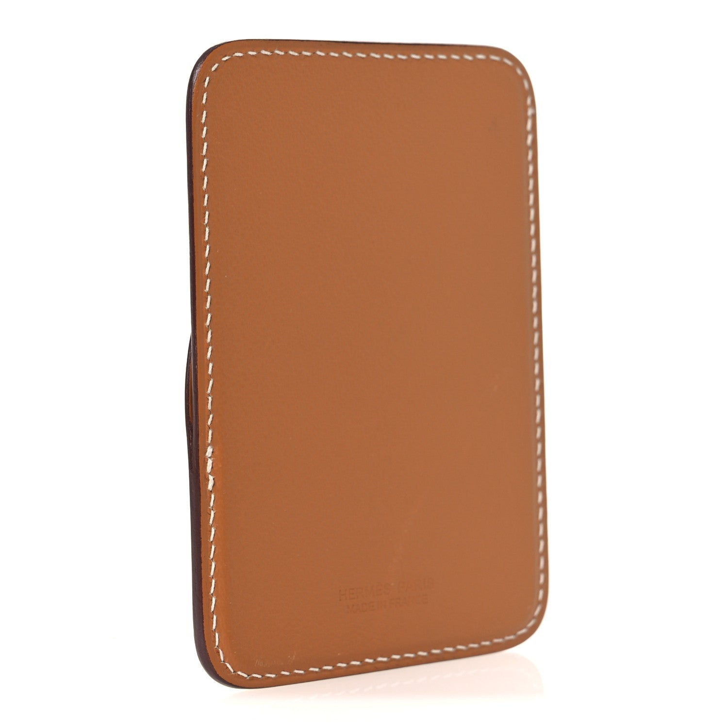 Hermes Swift Stitched Cheval MagSafe Card Holder Gold 3 of 7