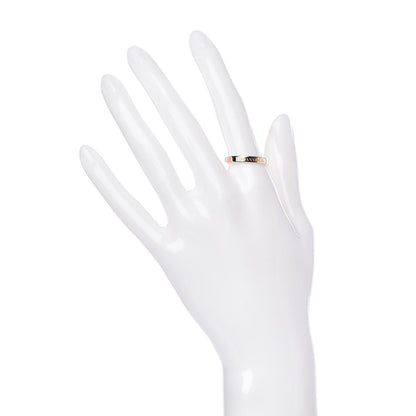 Tiffany 18K Rose Gold Logo Band Ring 57 8 2 of 4
