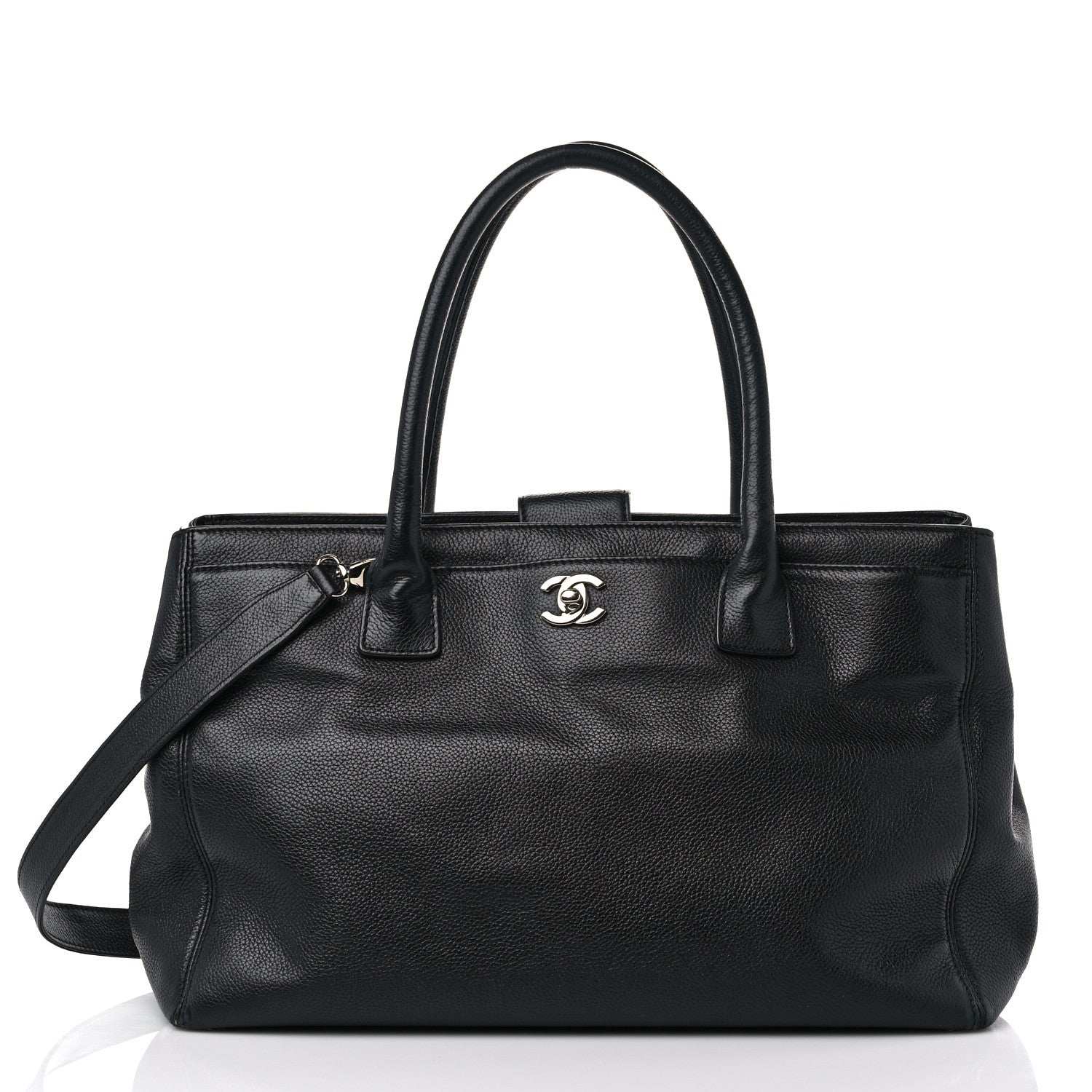 Chanel Calfskin Cerf Executive Shopper Tote Black 1 of 24