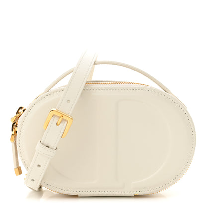 Christian Dior Calfskin CD Signature Oval Crossbody Camera Bag Latte 1 of 11