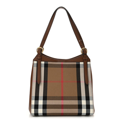 Burberry House Check Small Canterbury Tote Tan 1 of 9