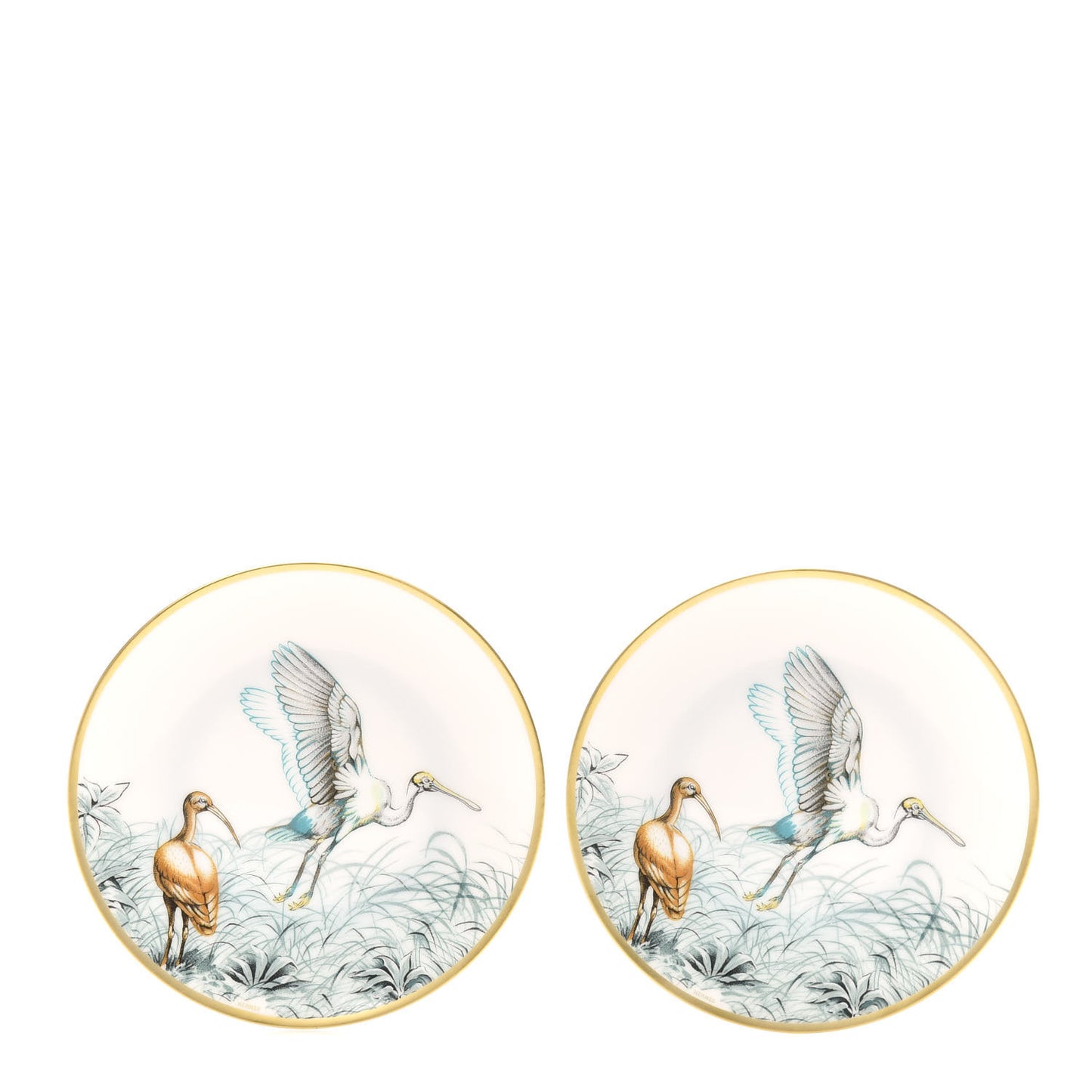 Porcelain Carnets d'Equateur Bread And Butter Plate Set of 2