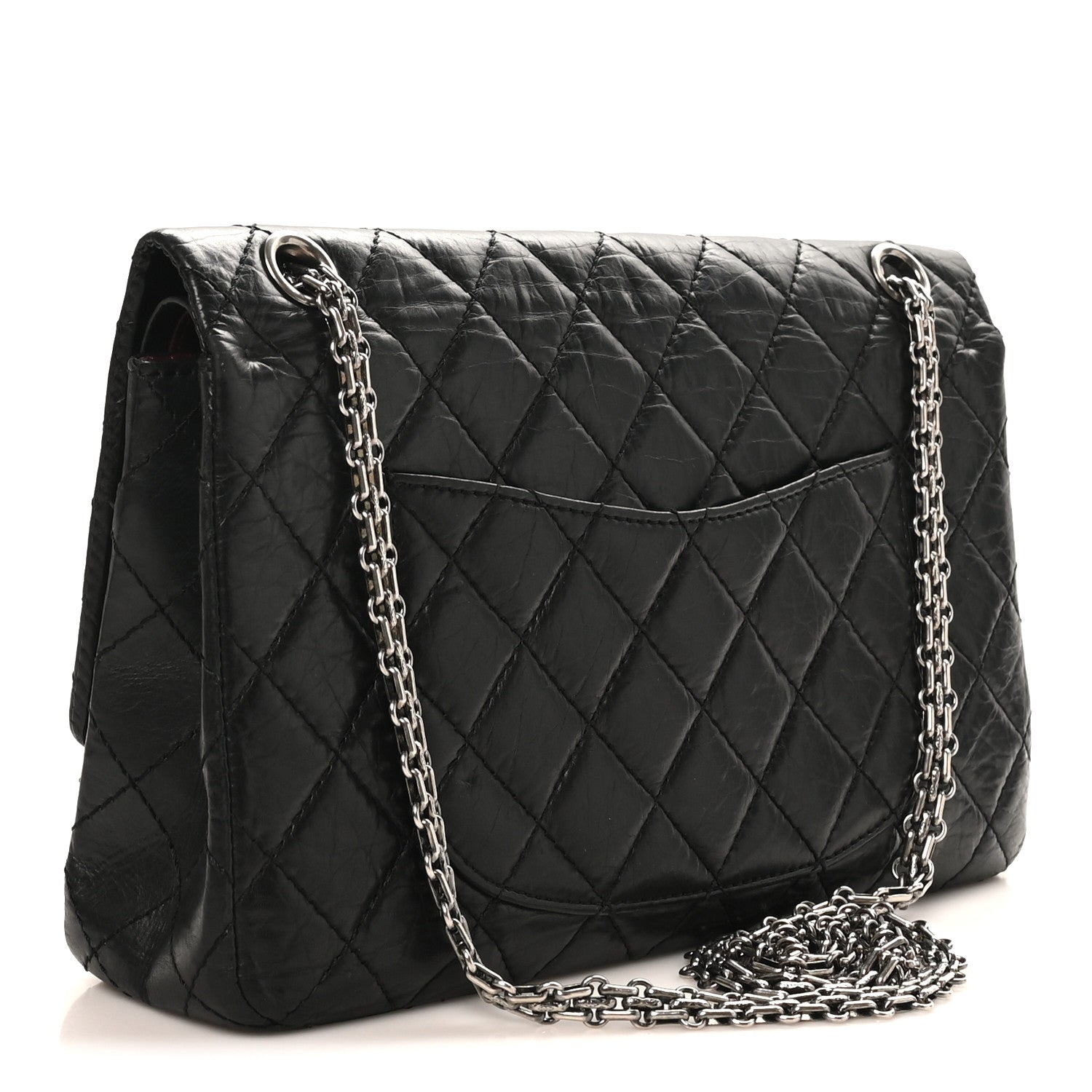 Chanel Aged Calfskin Quilted 2.55 Reissue 226 Flap Black 3 of 10