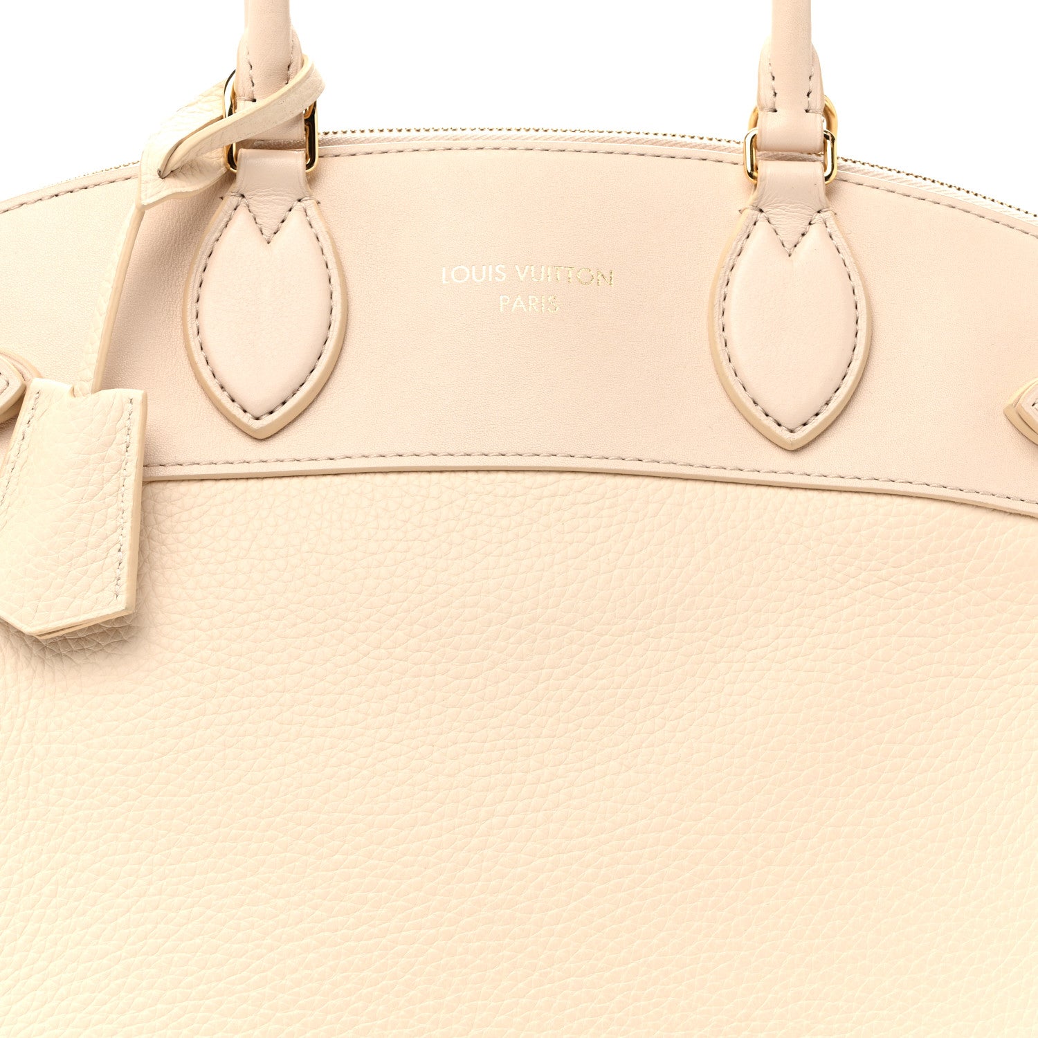 Louis Vuitton Taurillon Calfskin Vendome MM Creme 8 of 10