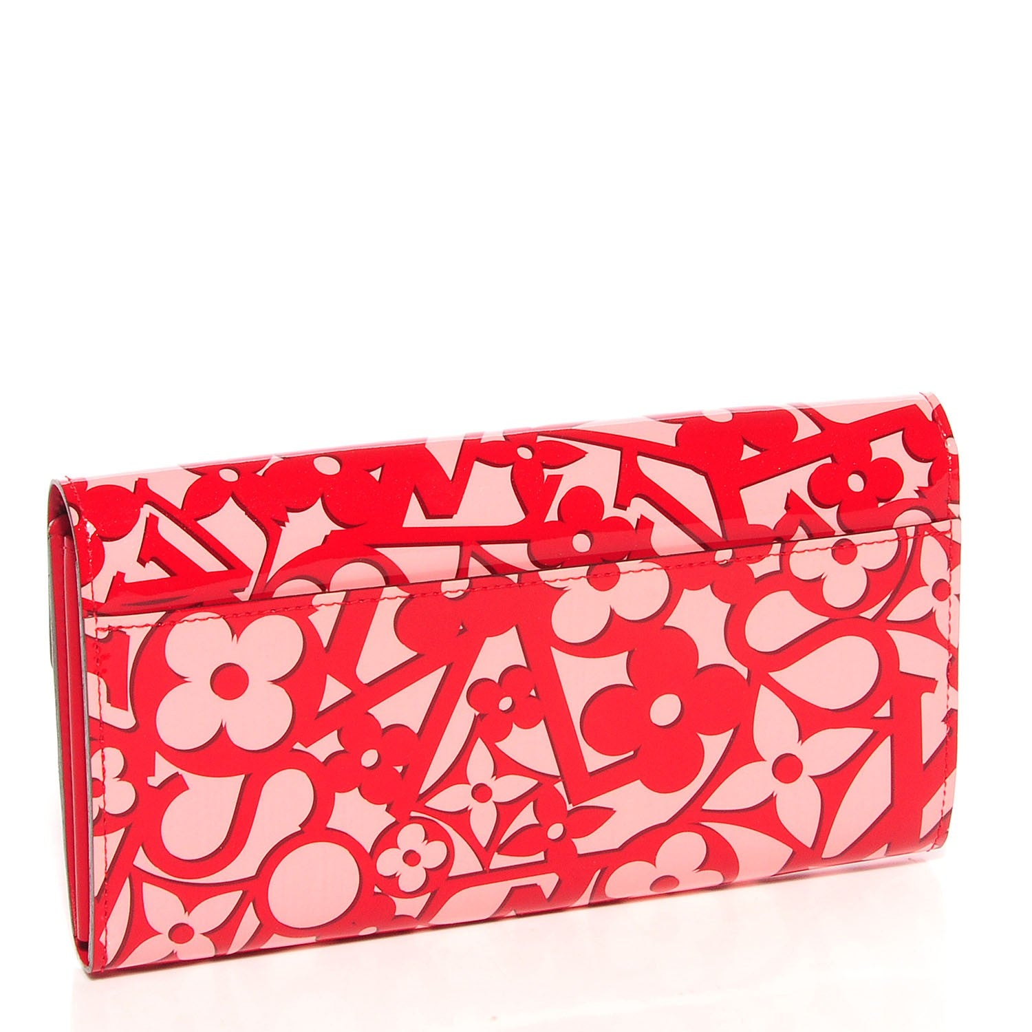 Louis Vuitton Patent Sweet Monogram Sarah Wallet Pomme D'Amour 3 of 7