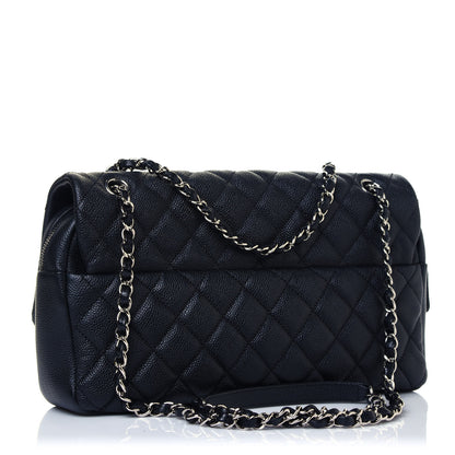 Chanel Caviar Quilted Jumbo Easy Flap Black 3 of 12