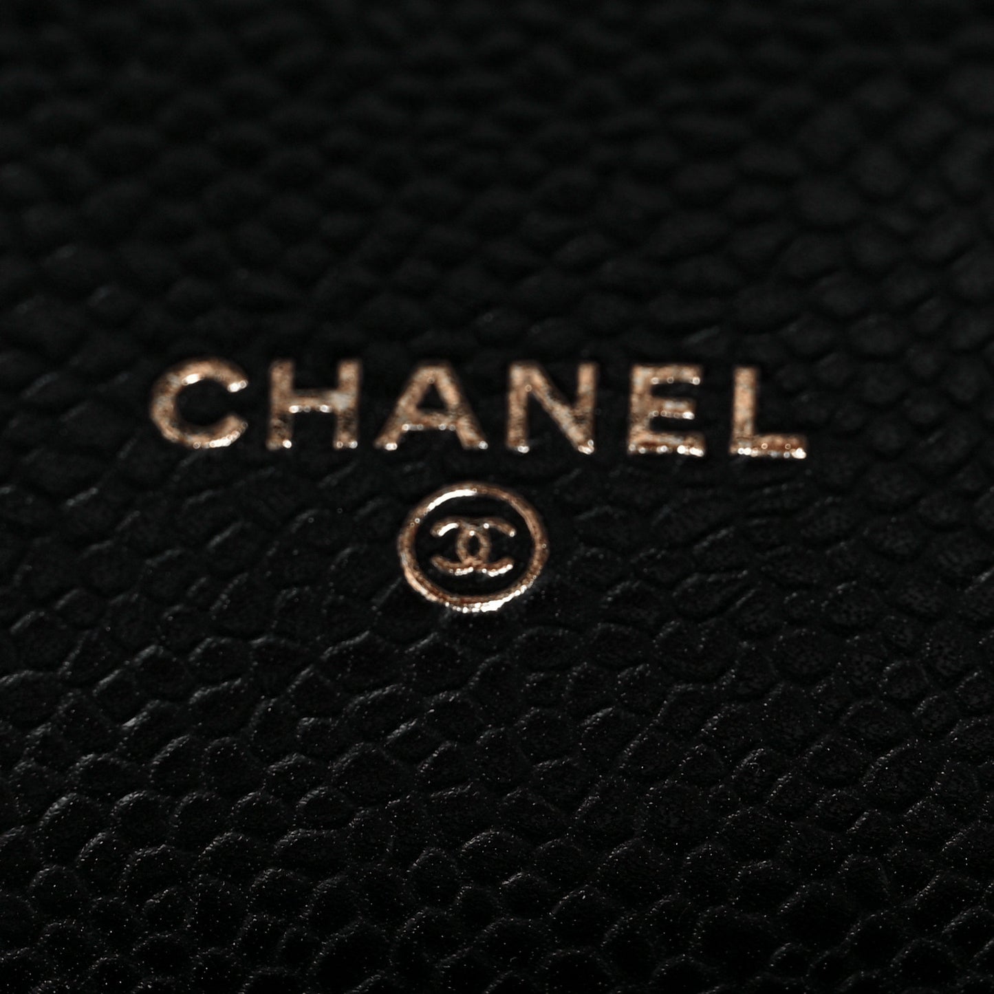 Caviar Quilted Travel Wallet Black