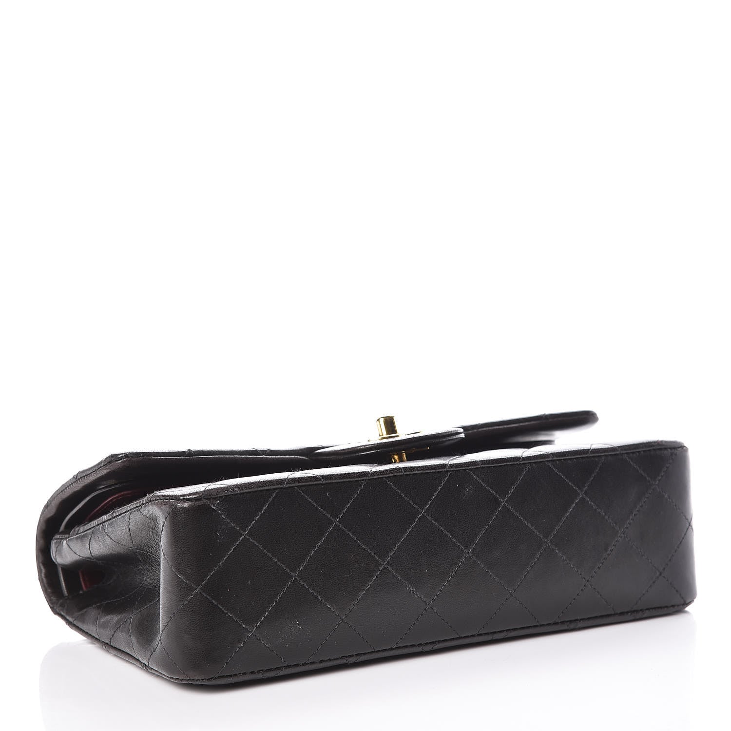 Chanel Lambskin Quilted Small Double Flap Black 4 of 14